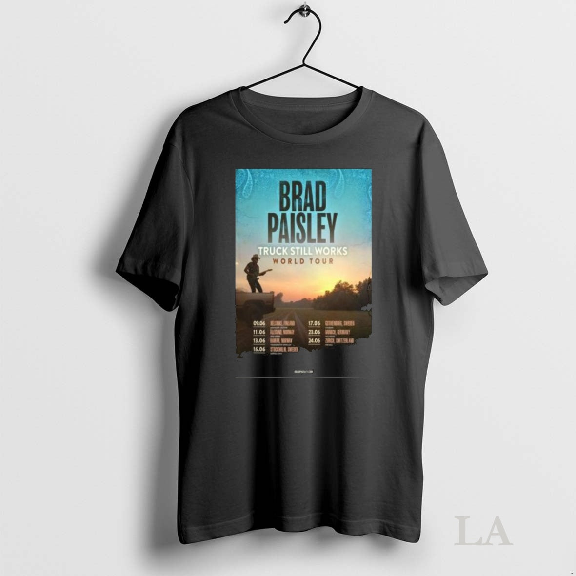 Original Brad Paisley The Truck Still Works World Tour 2026 Tee Sweater