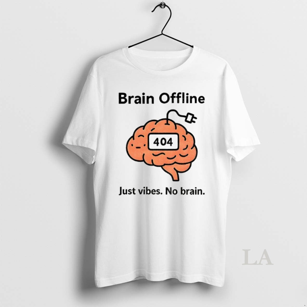 Original Brain Offline Just Vibes No Brain 404 Funny Meme