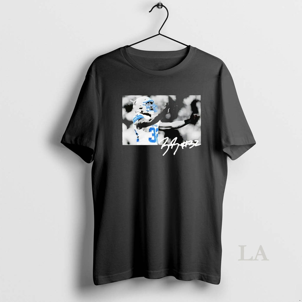 Original Brian Branch Middle Finger Signature Detroit Lions