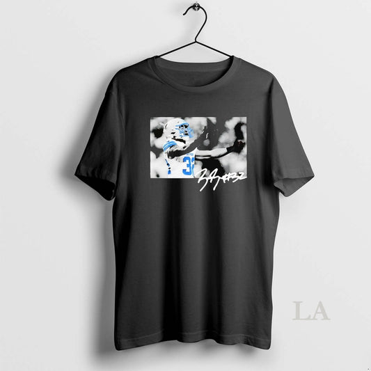 Original Brian Branch Middle Finger Signature Detroit Lions