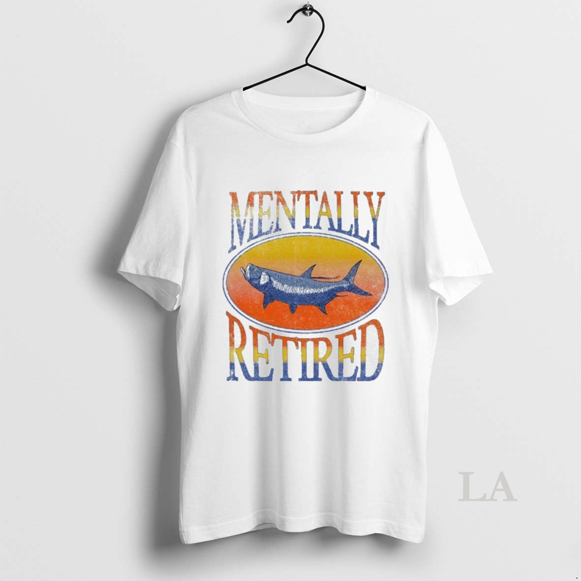 Original Brian Kelley Mentally Retired Retro Vintage