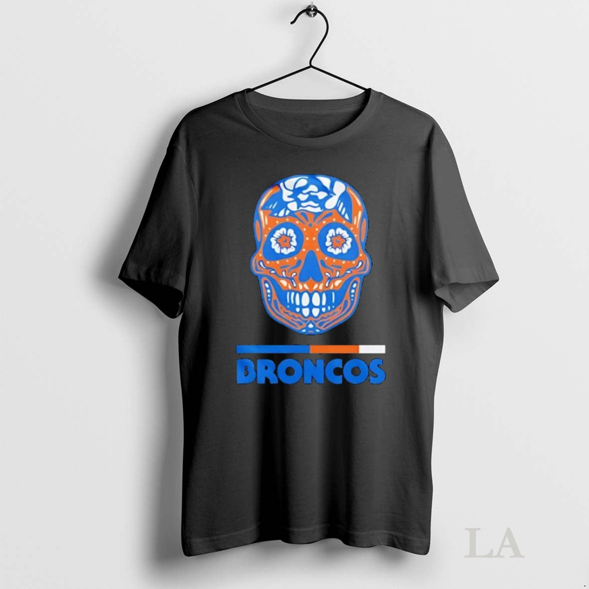 Original Broncos Dia De Los Muertos Skull