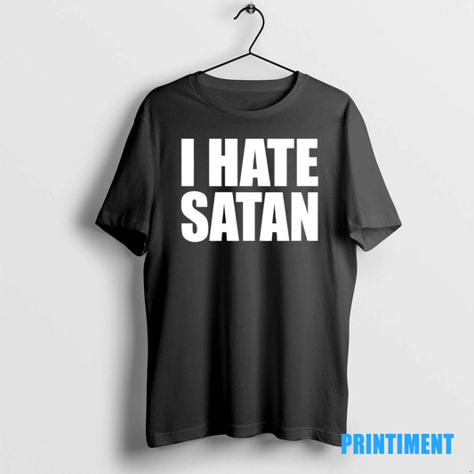 Official Bryce Crawford I Hate Satan Tee Sweater