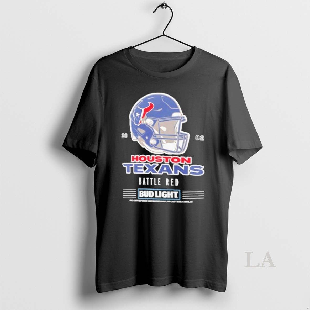 Original Bud Light X Houston Texans Battle Red Helmet