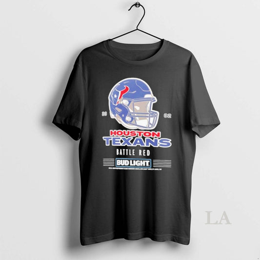 Original Bud Light X Houston Texans Battle Red Helmet