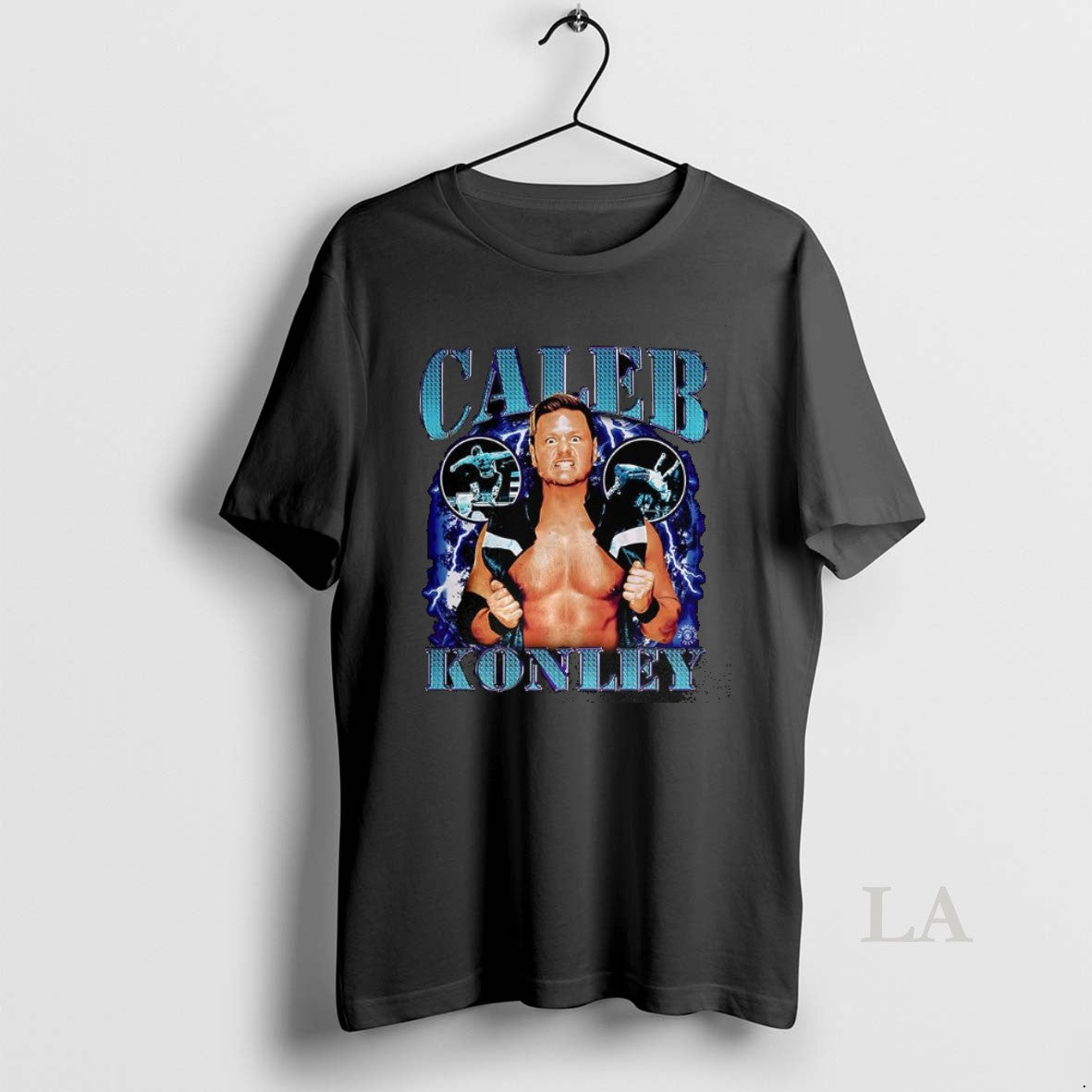 Original Caleb Konley Kaleb Konley Wrestling Lighting Graphic 90s Vintage