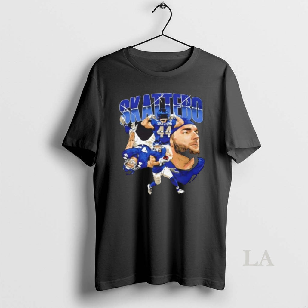 Original Cam Skattebo New York Giants Football Collage Graphic