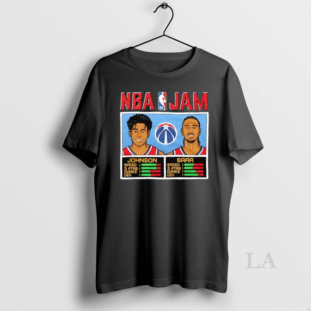 Original Cameron Johnson And Alex Sarr Nba Jam Washington Wizards