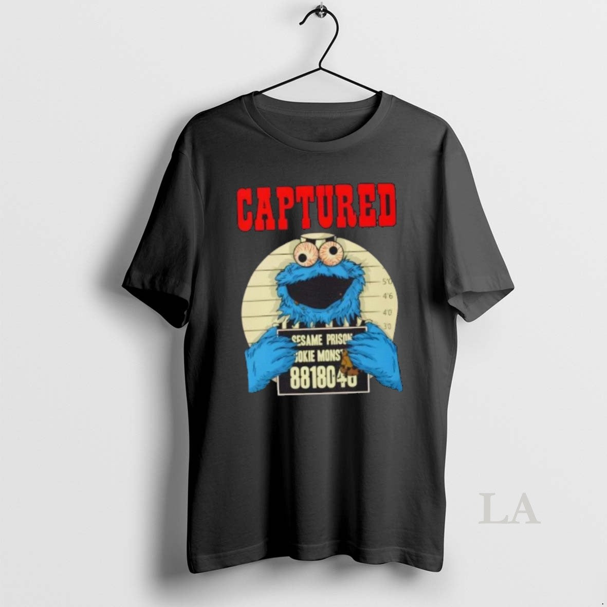Original Captured Cookie Monster Mugshot Vintage