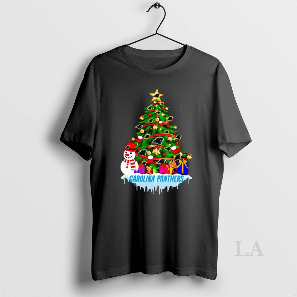 Original Carolina Panthers Merry Christmas Tree