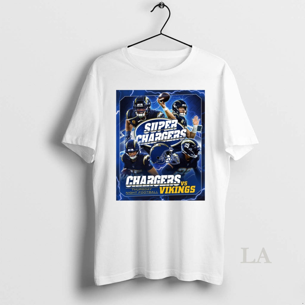 Original Chargers Vs Vikings Super Chargers Thursday Night Football 2025