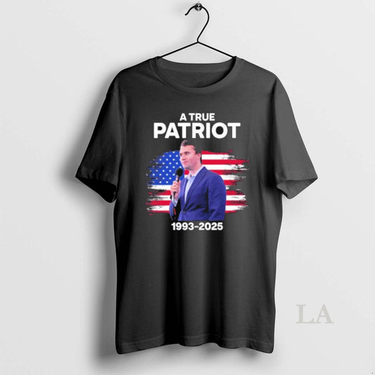 Original Charlie Kirk 1993 2025 A True Patriot America Flag