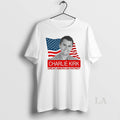 Original Charlie Kirk Great American Patriot Usa White