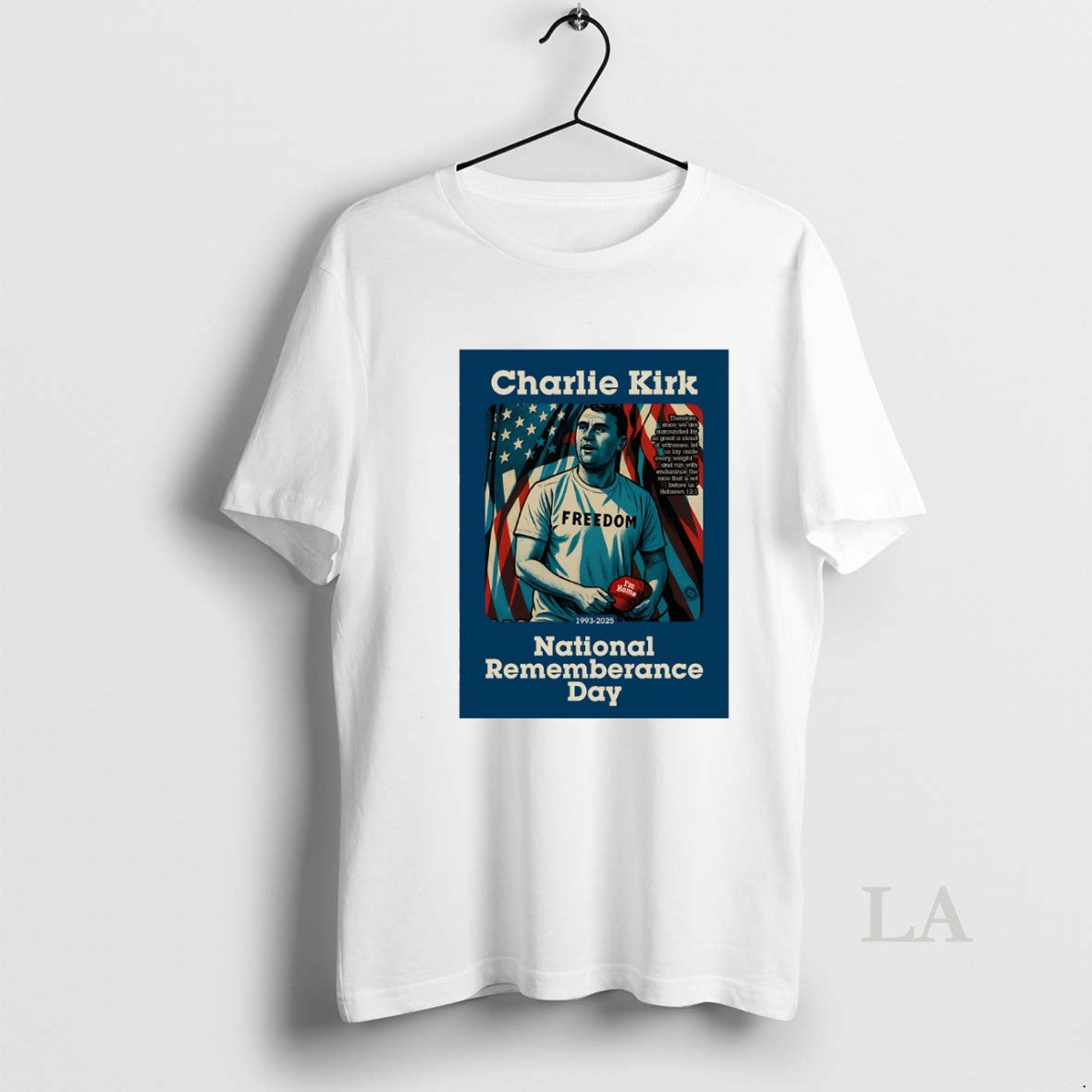 Original Charlie Kirk National Remembrance Day 1993 2025 White