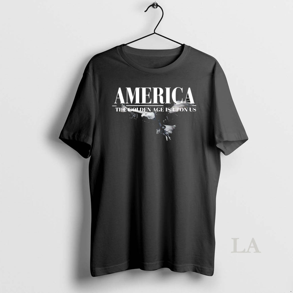 Original Charlie Kirk Wearing America The Golden Age Is Upon Us Limited