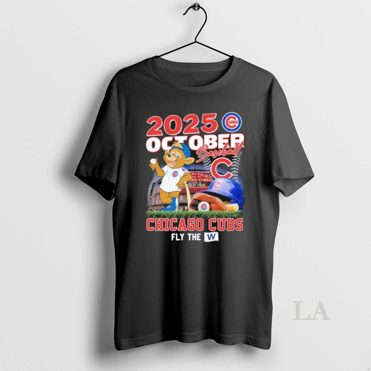 Original Chicago Cubs Mascot October Baseball 2025 Fly The W