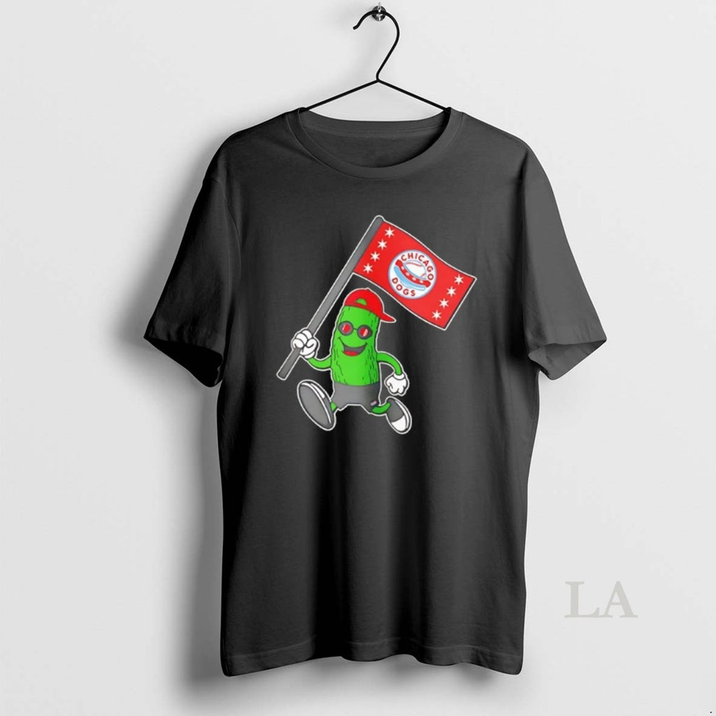 Original Chicago Dogs Pickle Waving Flag