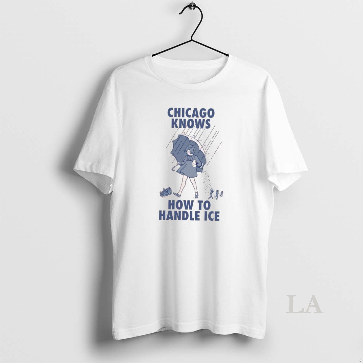 Original Chicago Knows How To Handle Ice Morton Salt Graphic