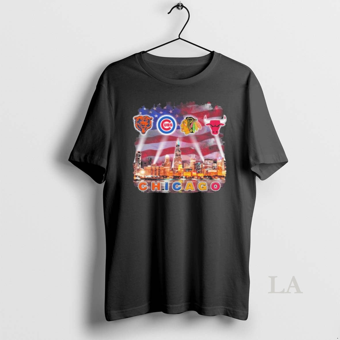 Original Chicago Sports Teams Logo Retro City