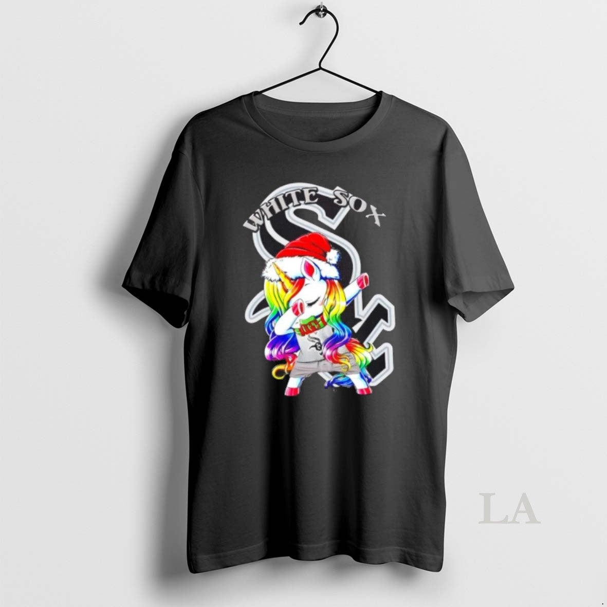 Original Chicago White Sox X Unicorn Santa Hat Dabbing Merry Christmas