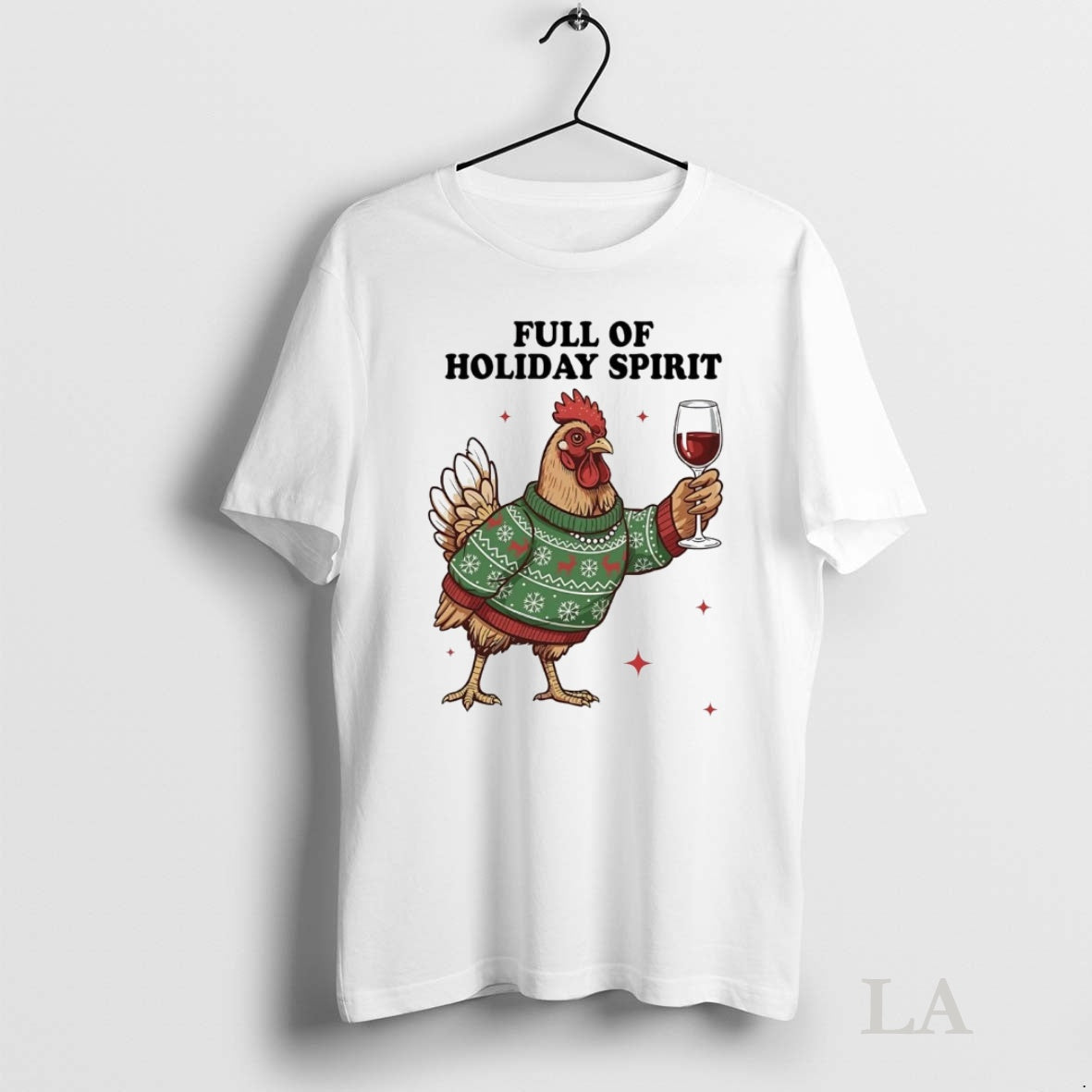 Original Chicken Full Of Holiday Spirit Christmas