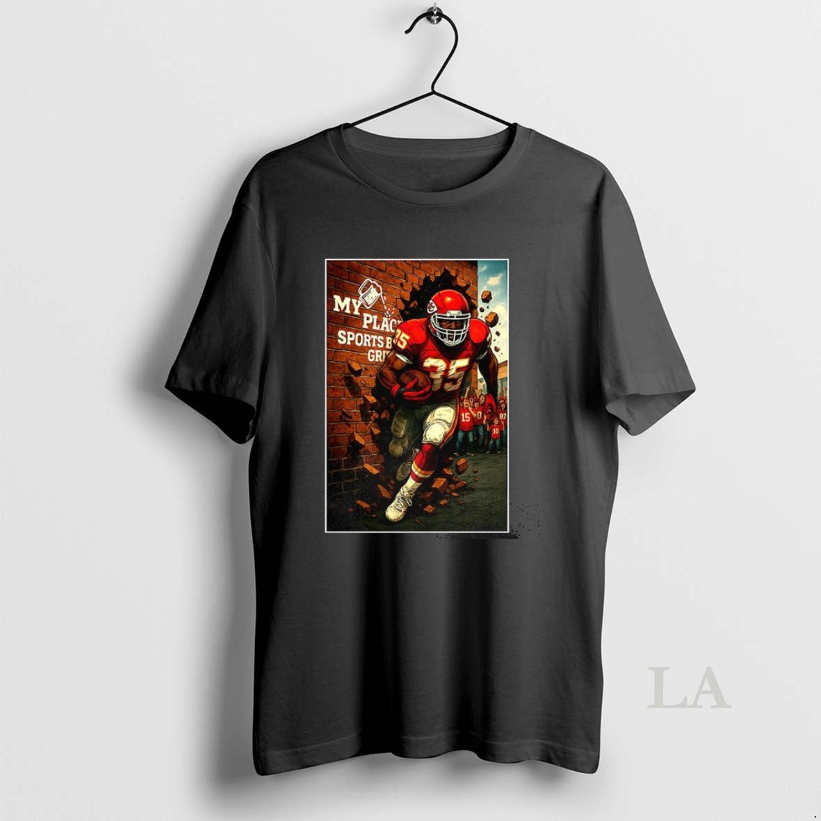 Original Christian Okoye Kansas City Chiefs Football My Place Sports Bar And Grill