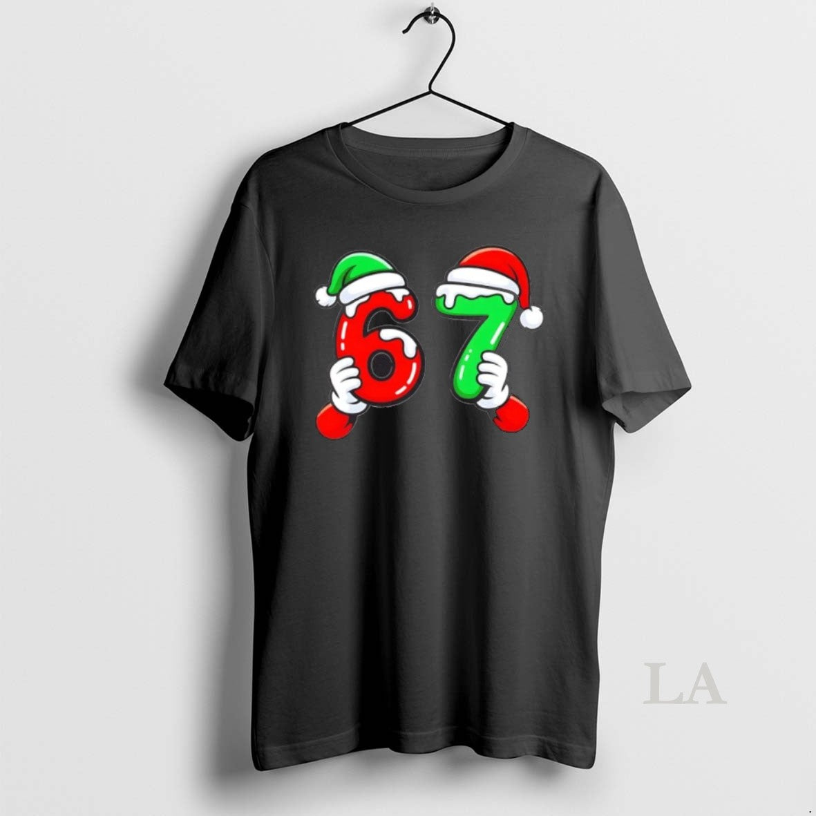 Original Christmas 67 Santa Hands 6 7 Meme