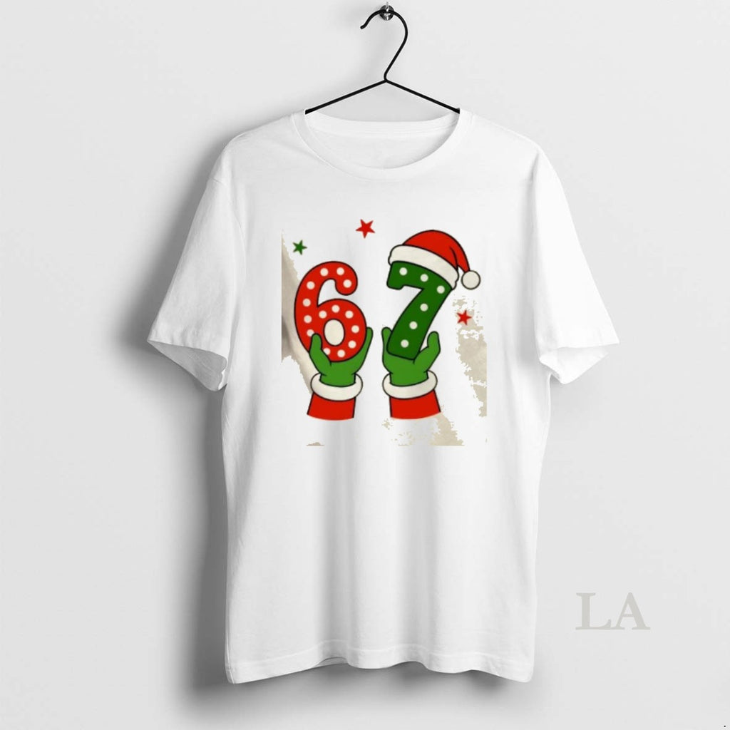 Original Christmas 67 Six Seven Santa Claus Hands