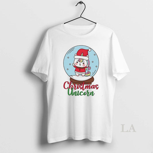 Original Christmas Unicorn Snow Globe Holiday Magic White