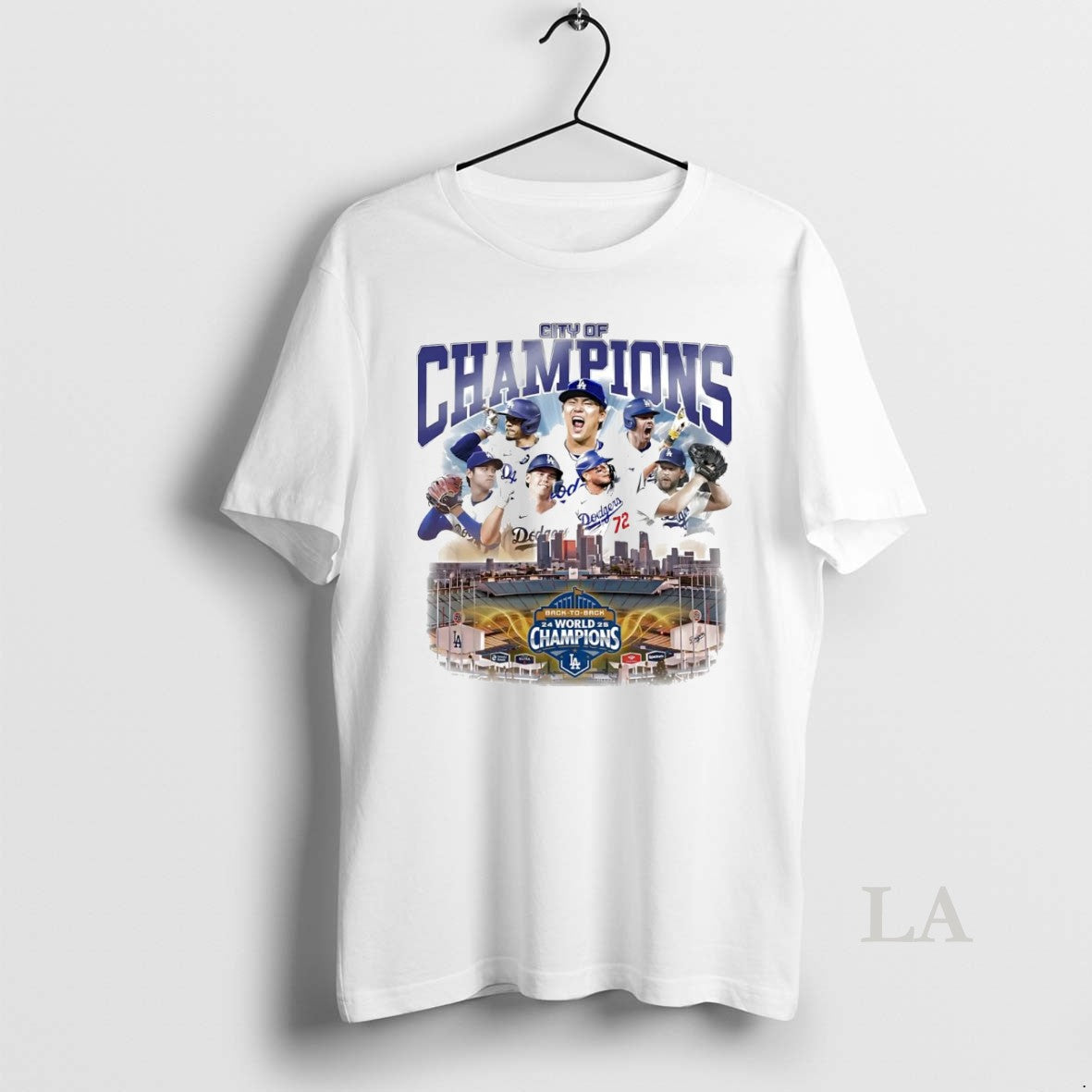 Original City Of Champions La Dodgers 2025 World Champions