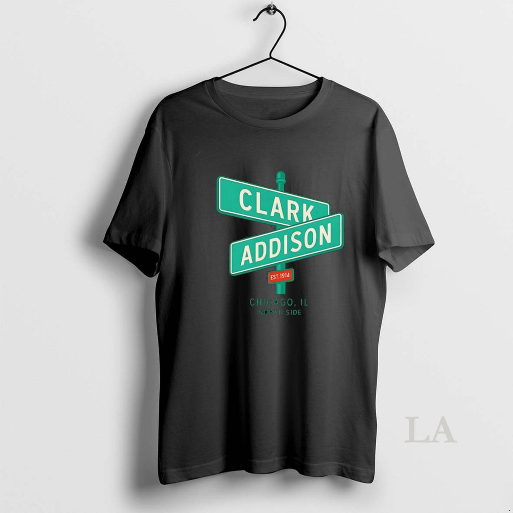Original Clark And Addison Streets North Side Chicago