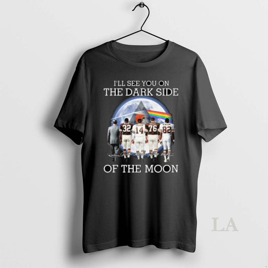 Original Cleveland Browns Ill See You On The Dark Side Of The Moon Signatures 2025