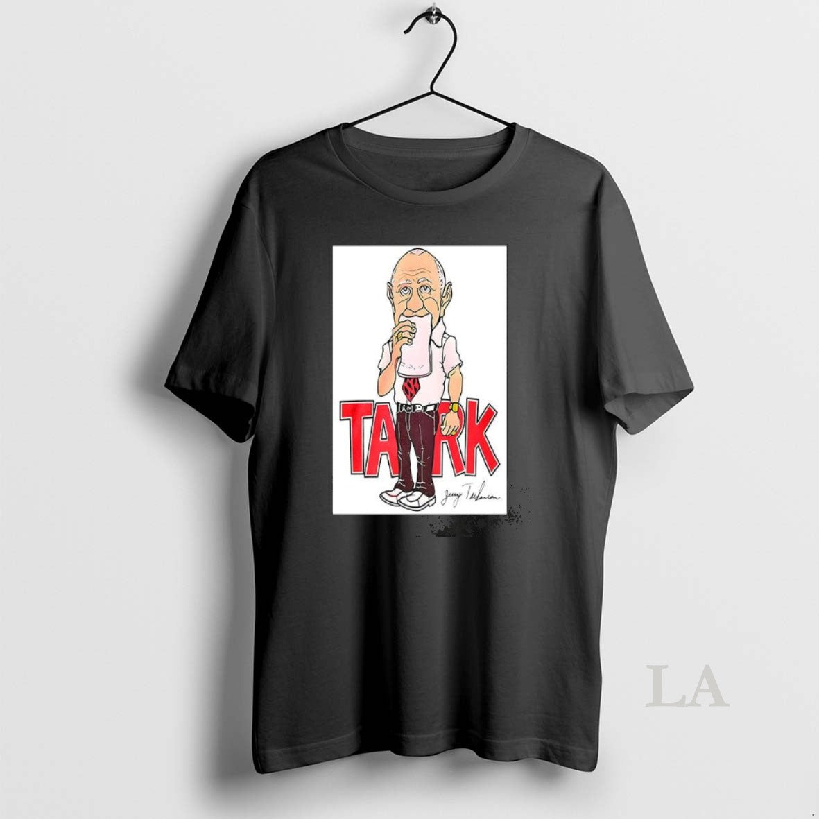 Original Coach Jerry Tarkanian Unlv Runnin Rebels Shark Attack Signature