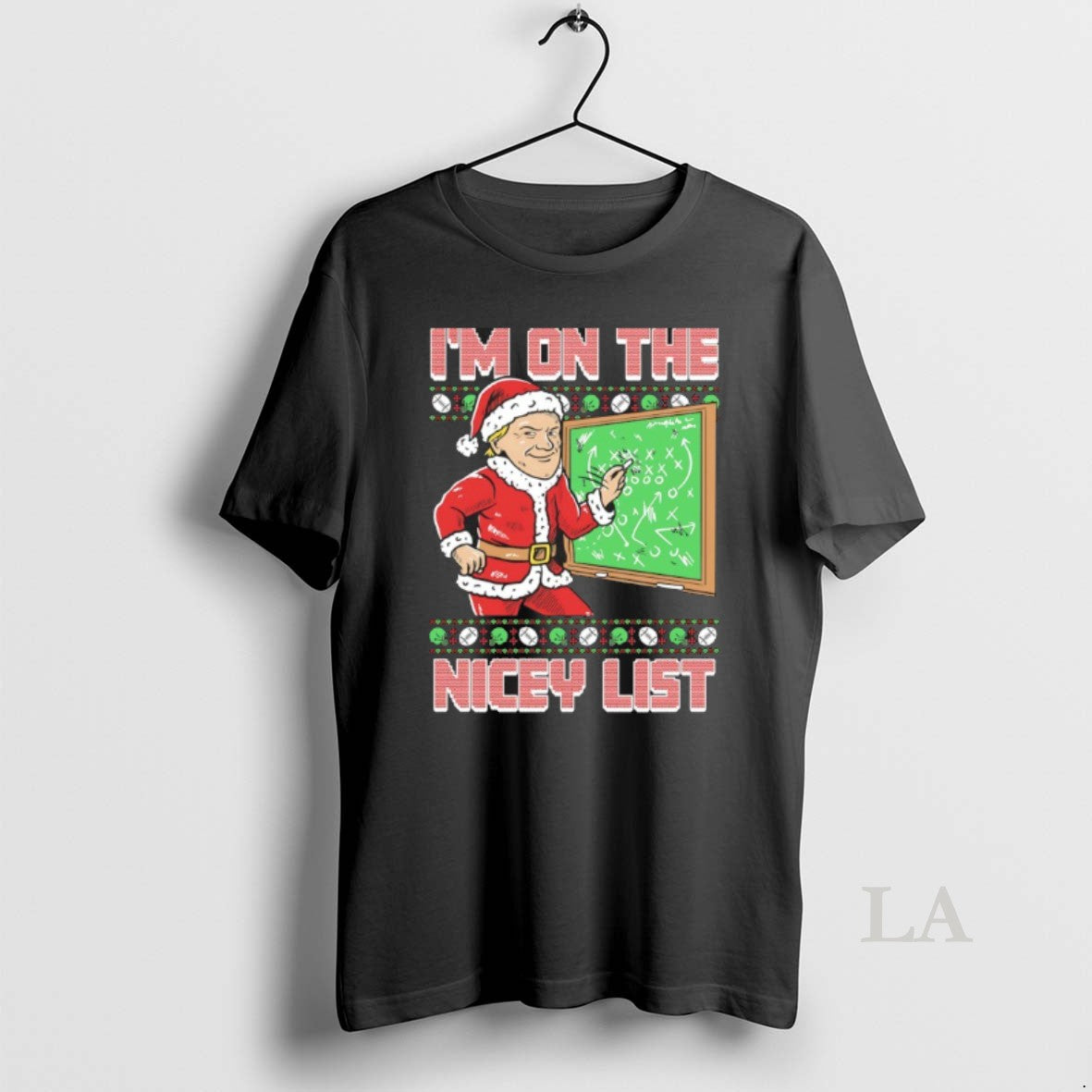 Original Coach Jon Gruden Im No The Nicey List Christmas Ugly