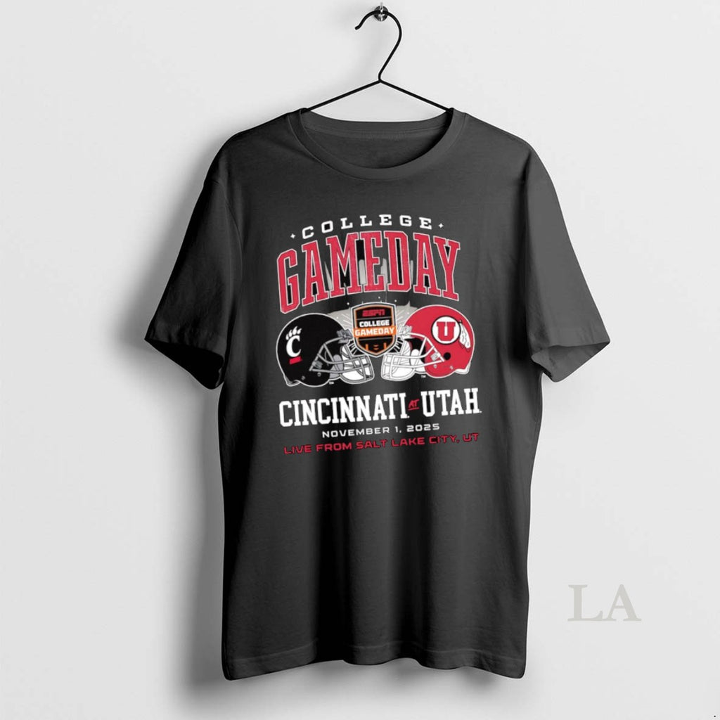 Original College Gameday Cincinnati Bearcats Vs Utah Utes November 1st 2025 Live From Salt Lake
