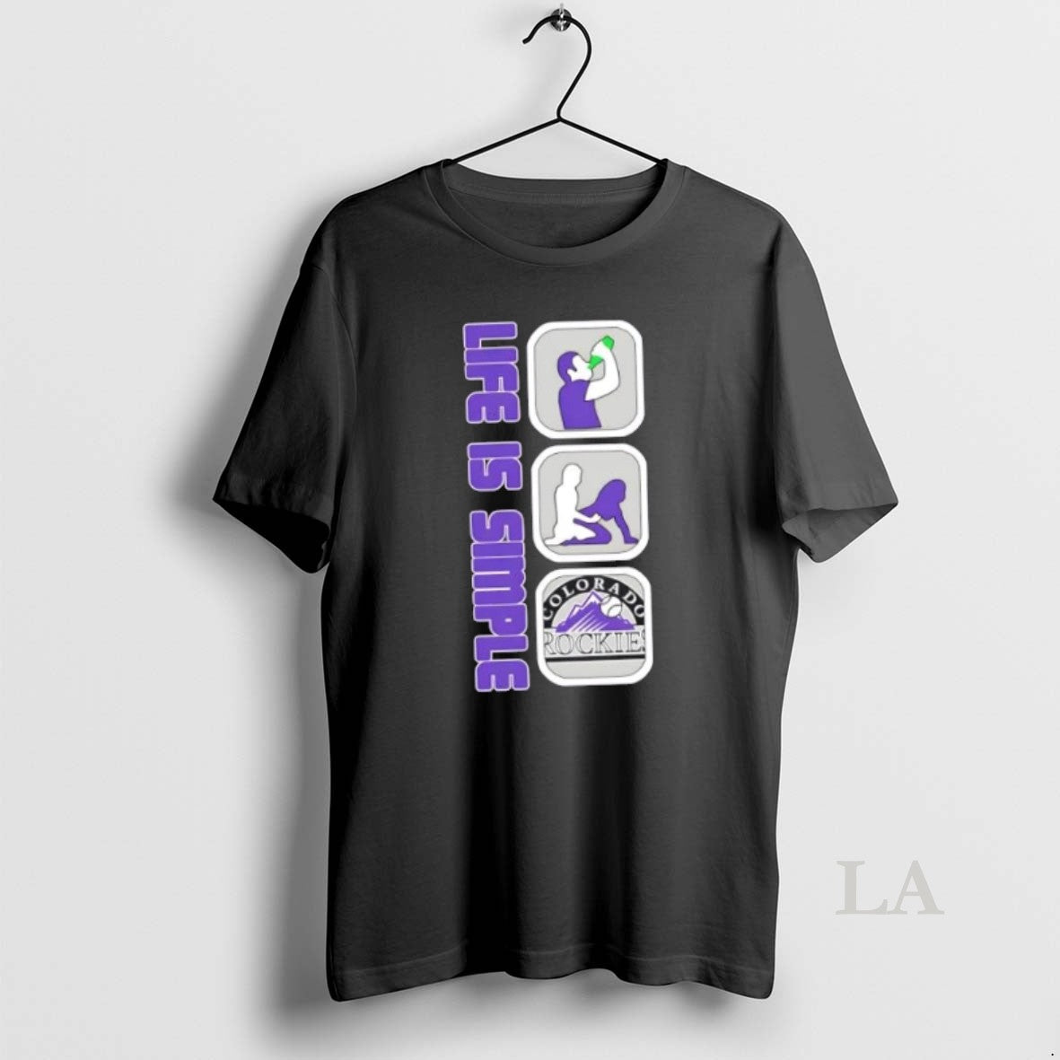 Original Colorado Rockies Baseball Life Is Simple