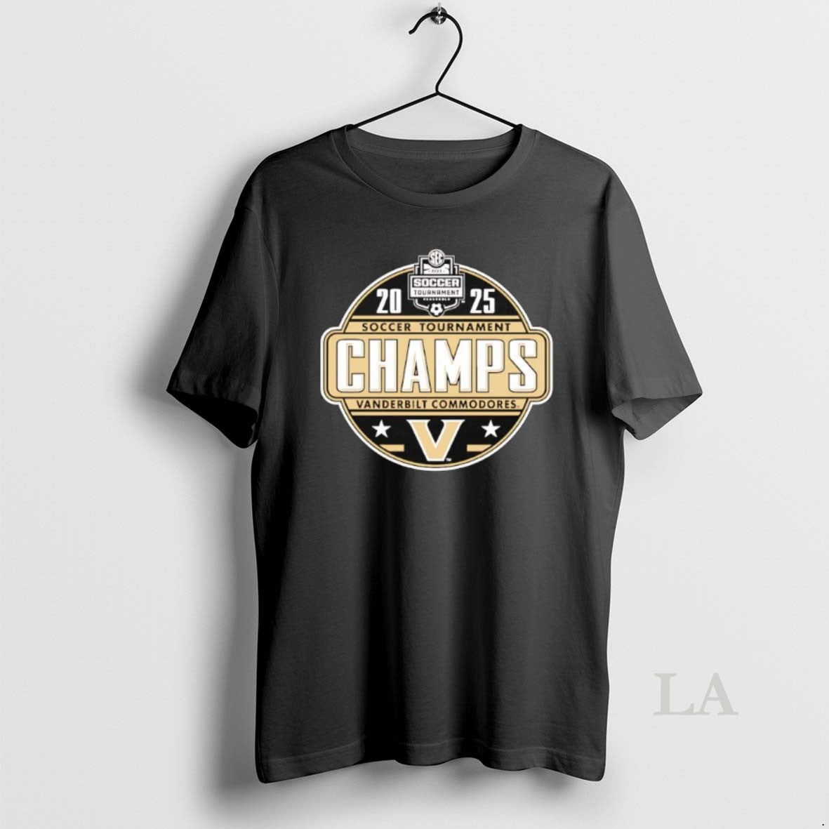 Original Commodores 2025 Sec Womens Soccer Tournament Champions
