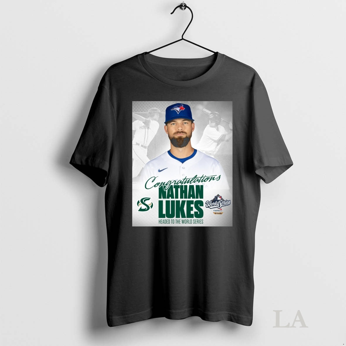 Original Congrats Nathan Lukes Headed To The World Series Mlb Capital One 2025 Tee Sweater