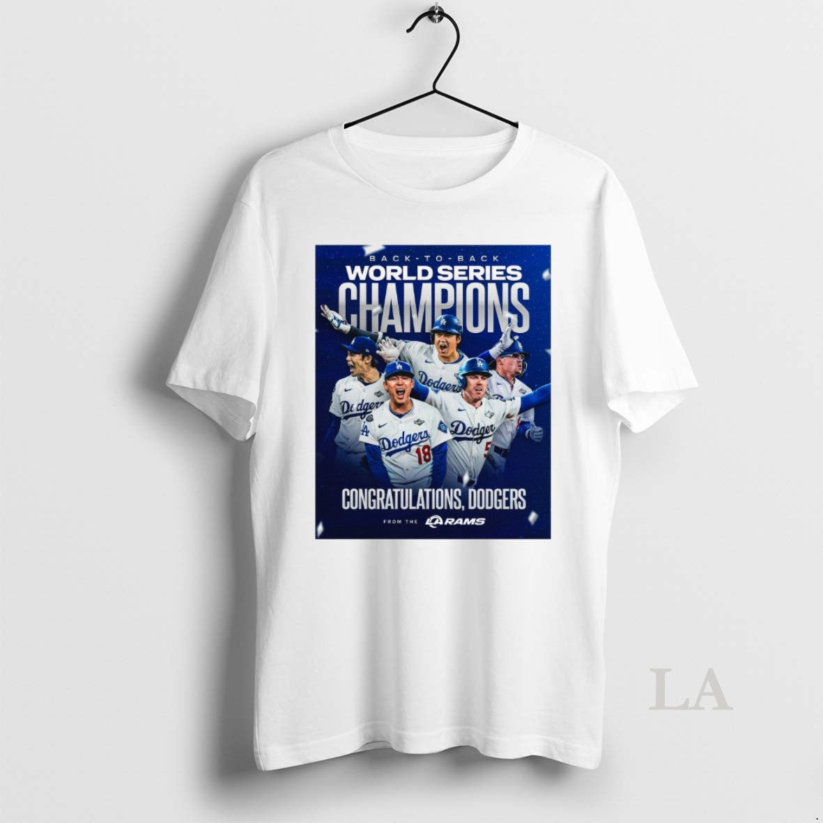 Original Congratulations Los Angeles Dodgers Back To Back World Series Champions 2025 From The La