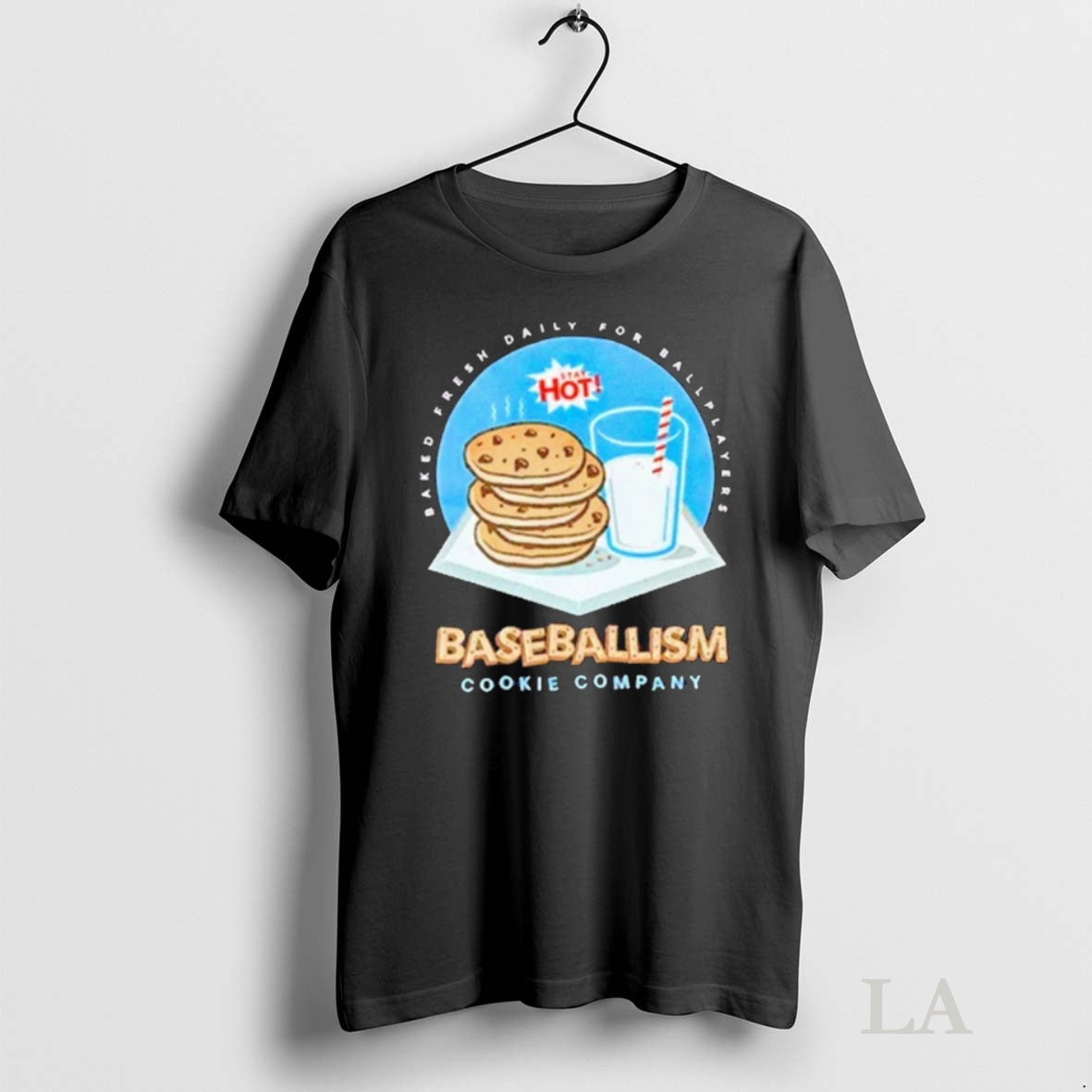 Original Cookies Milk Baked Fresh Daily For Ballplayers Baseballism Tee Sweater