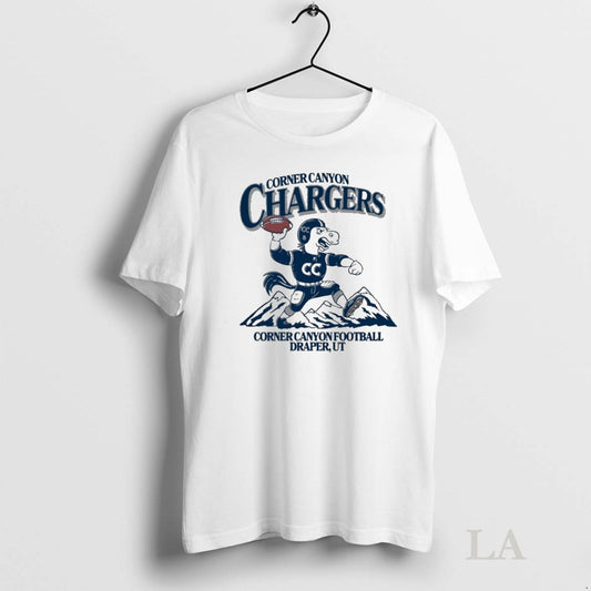 Original Corner Canyon Chargers Football Mascot 2025 Tee Sweater