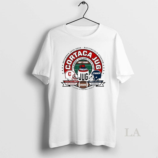 Original Cortland State Vs Ithaca 2025 Cortaca Jug Diii Football Rivalry