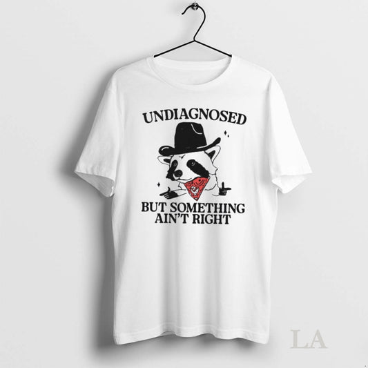 Original Cowboy Raccoon Undiagnosed But Something Aint Right Tee Sweater