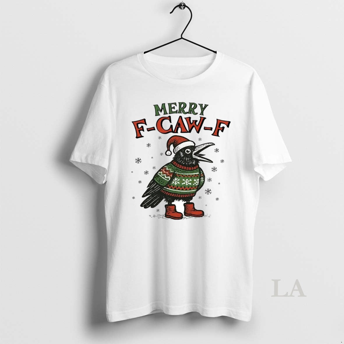 Original Crow Merry F Caw F Christmas