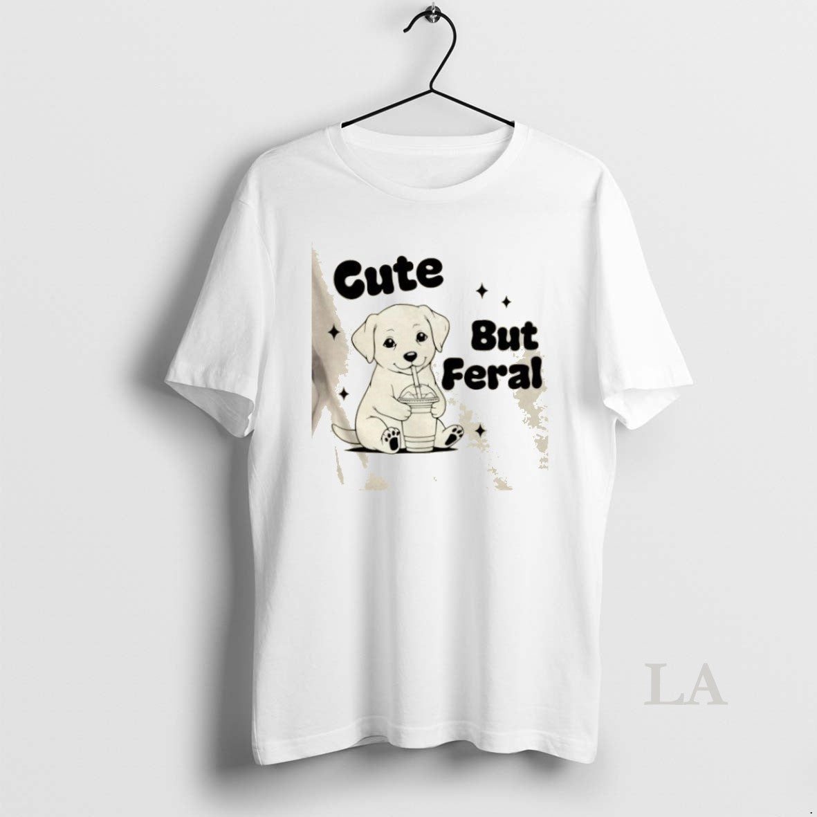 Original Cute But Feral Labrador Dog