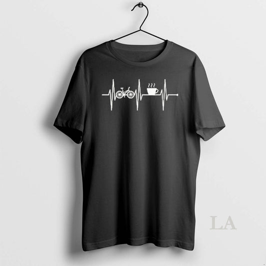 Original Cycling And Coffee Heartbeats