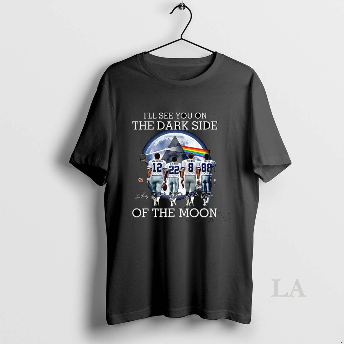 Original Dallas Cowboys Ill See You On The Dark Side Of The Moon Signature