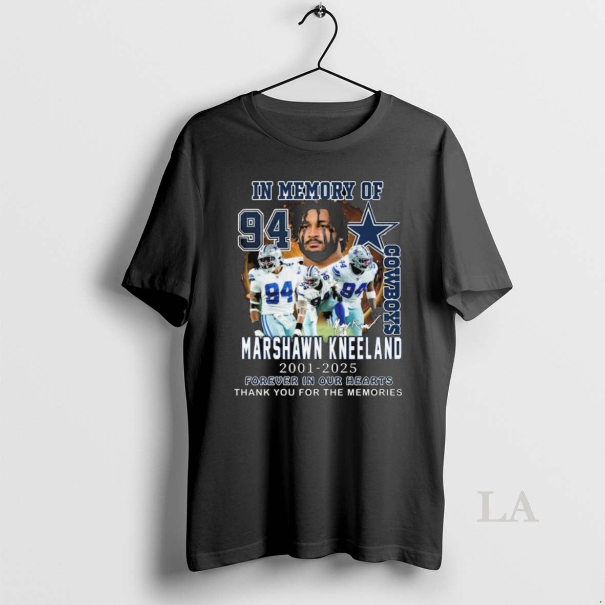 Original Dallas Cowboys In Memory Of Marshawn Kneeland 2001 2025 Forever In Our The Memories
