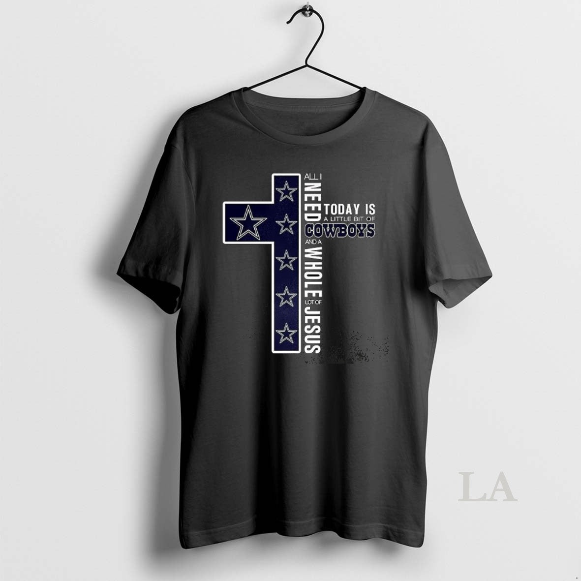 Original Dallas Cowboys Football I Need A Lot Of Jesus Cross Christian