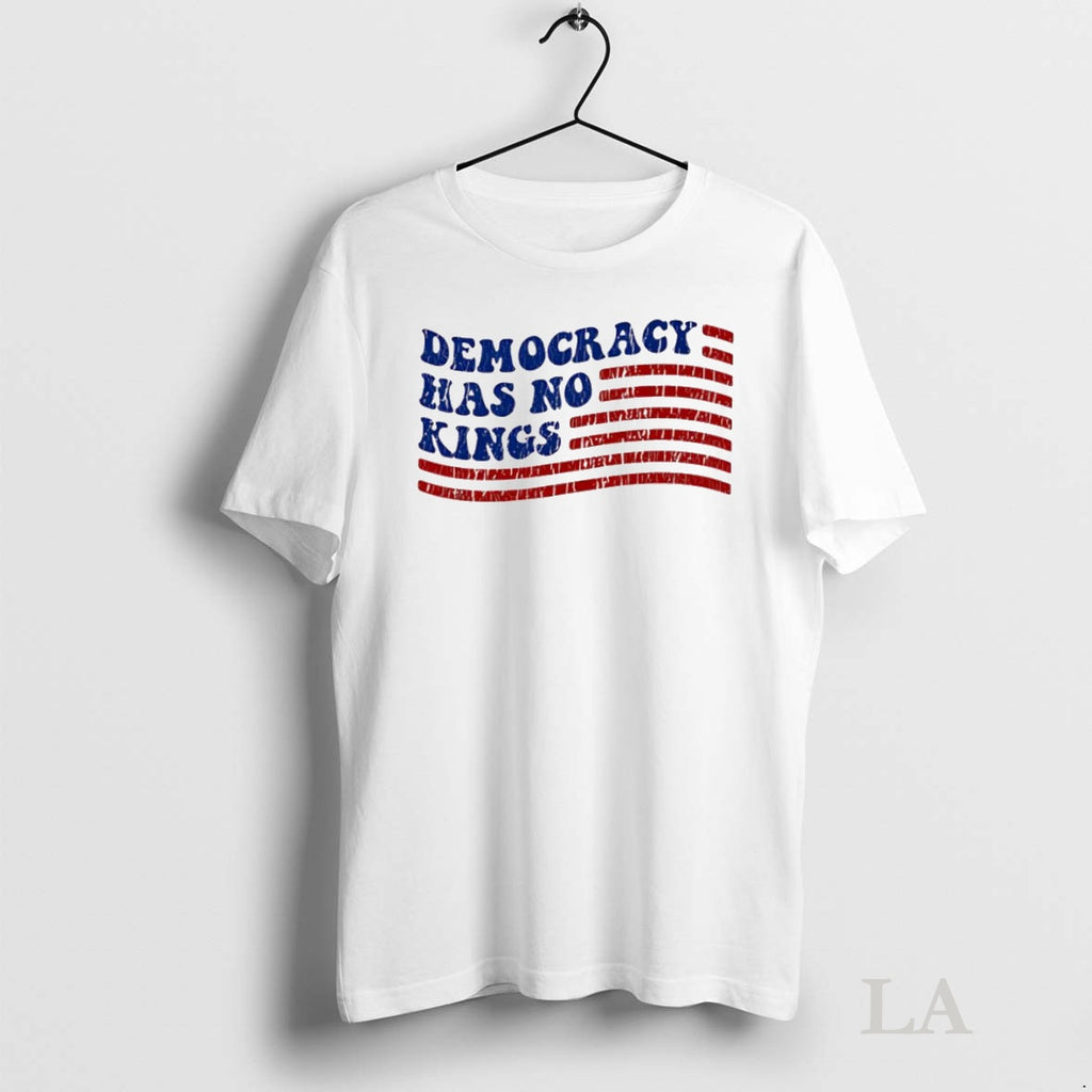 Original Democracy Has No Kings Usa Flag Graphic